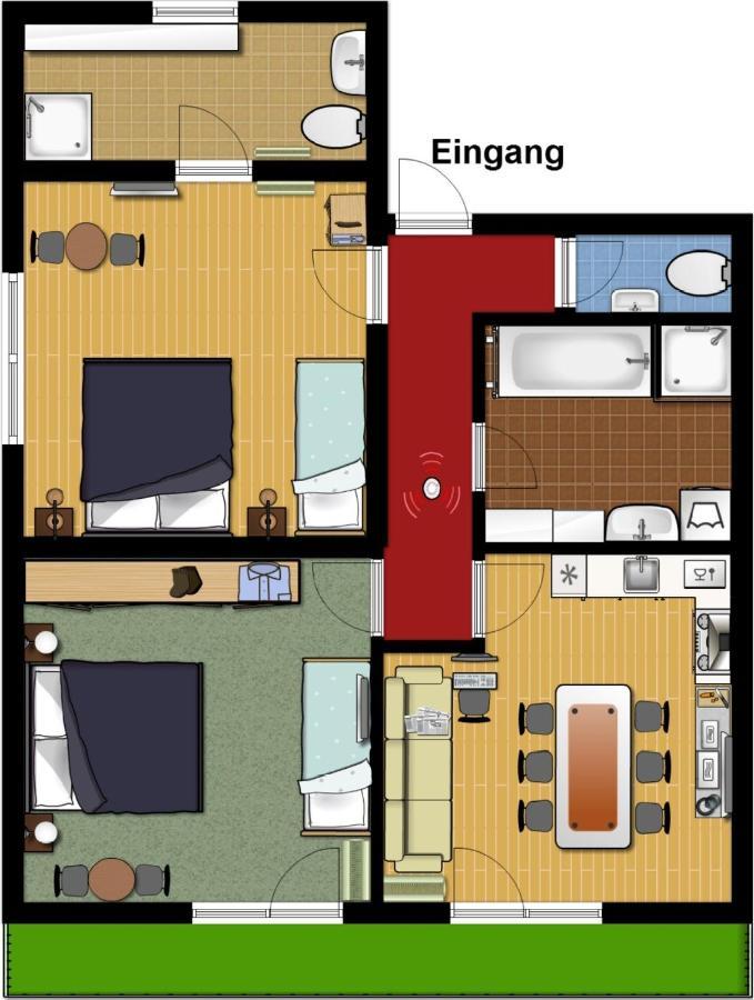 My Appartement - Haus Waldeck 斯拉德明 外观 照片