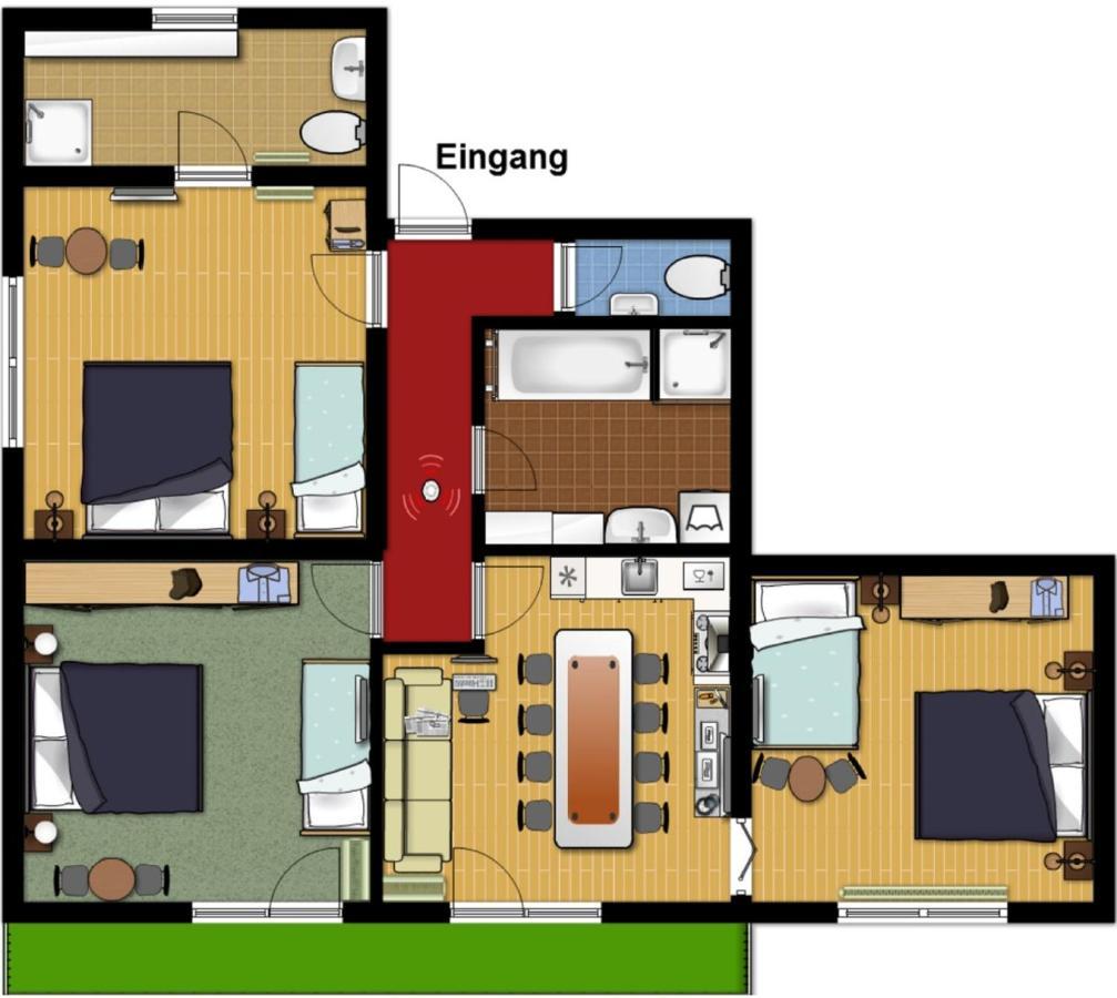 My Appartement - Haus Waldeck 斯拉德明 外观 照片